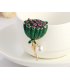 SB241 - Fashionable dripping oil lotus brooch